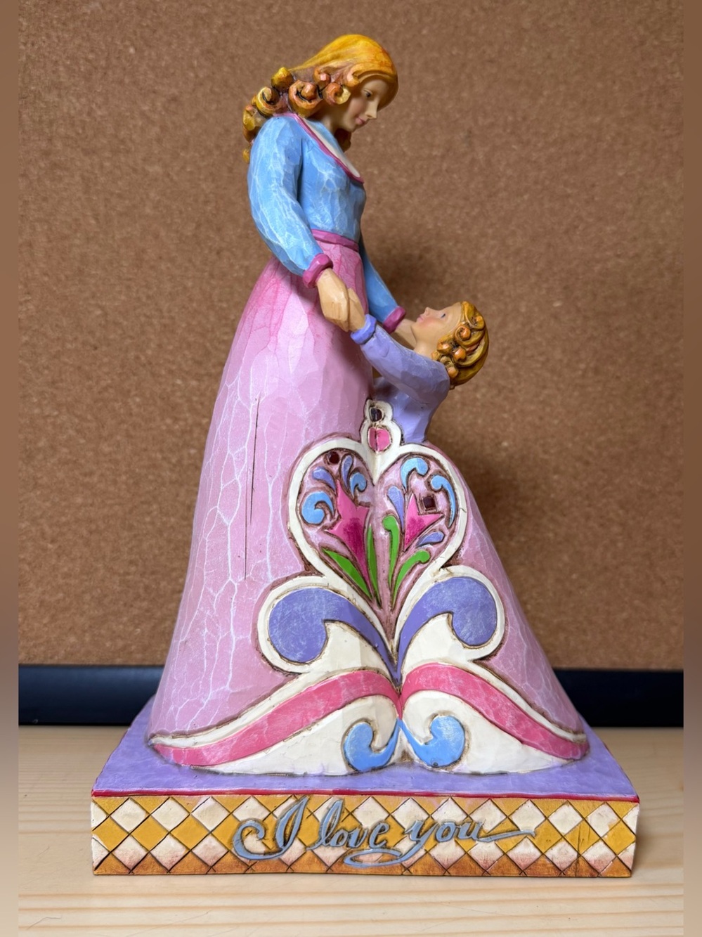 Jim Shore Heartwood Creek C4007243 “I Love You” 2006 Mom Daughter 9.5” Figurine